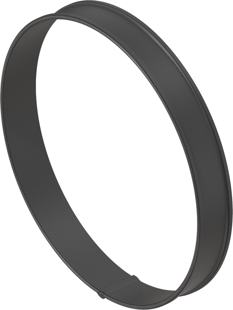 Support ring for round window, foamed, Polyamide black