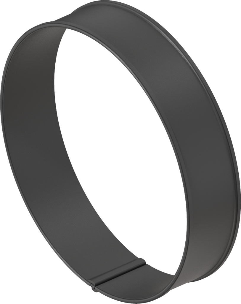 Support ring for round window, foamed, Polyamide black