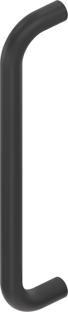 Bow-type handle, Aluminium black plastic-coated