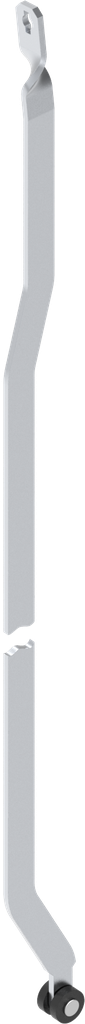 Flat rod L = 801 - 900 mm, right version, Steel zinc-plated