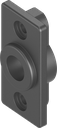 Bearing bush without stopper for Ts = 11 mm, Polyamide GF V0 black