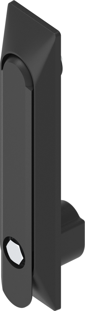 Schwenkgriff 1150 mit Universalmulde mit Betätigung Außen-Sechskant SW 11, Polyamid und GD-Zn schwarz gepulvert