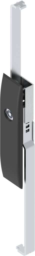 Escutcheon with rods with insert double bit 5, Polyamide GF black