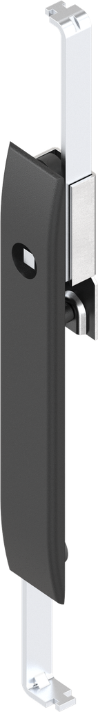 Escutcheon with rods with insert square 7, Polyamide GF black