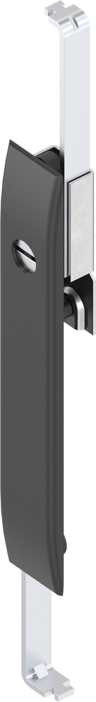 Escutcheon with rods with insert slot 2 x 4, Polyamide GF black