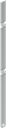 Flat rod with torsion for top, Aluminium