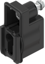 Locking set, right version, for profile half cylinder 40, Zinc die black powder-coated for outdoor use