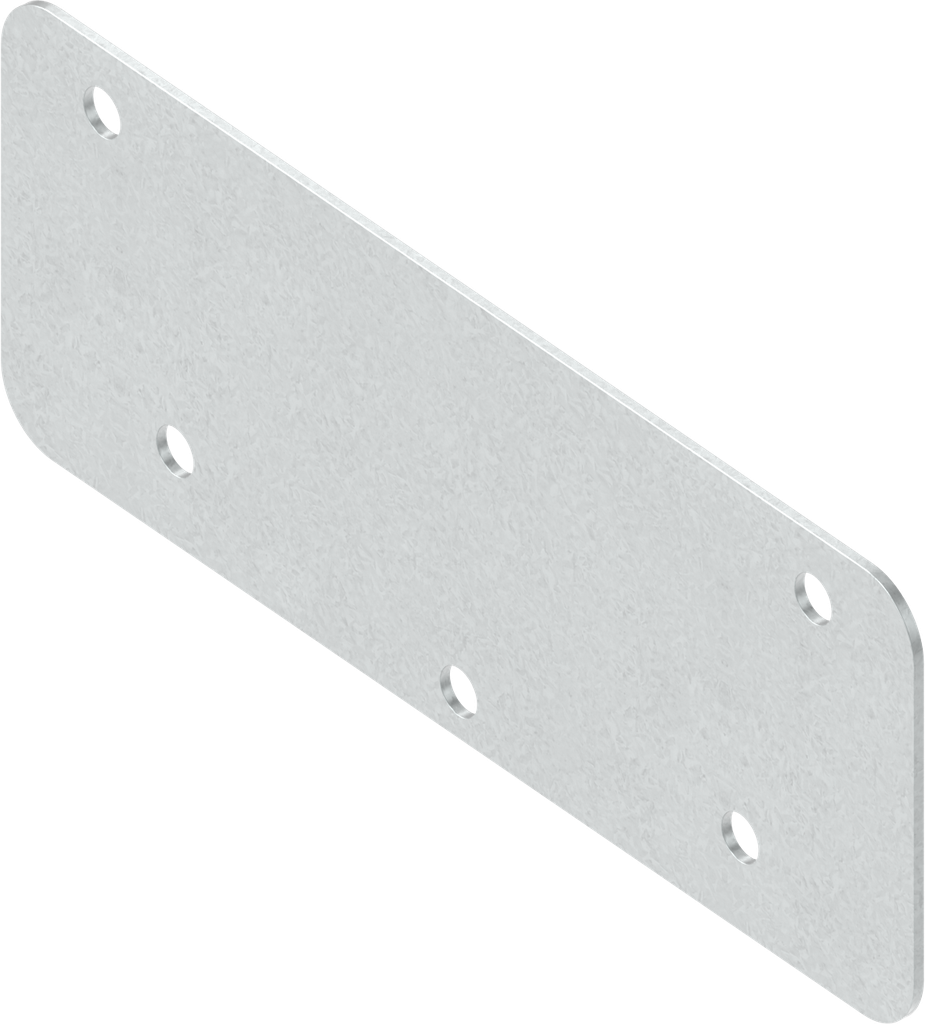 Counterplate for chest handle, Steel zinc-plated DS plus top coat