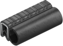 Sealing profile made of fire protection material, self-clamping, Foam rubber EPDM; clamping profile EPDM 60 ± 5 Shore A black