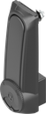 Double cylinder swinghandle "long" with RC2 for profile half cylinder 40 mm and 45 mm (A = 30 mm and 40 mm), Zinc die black powder-coated