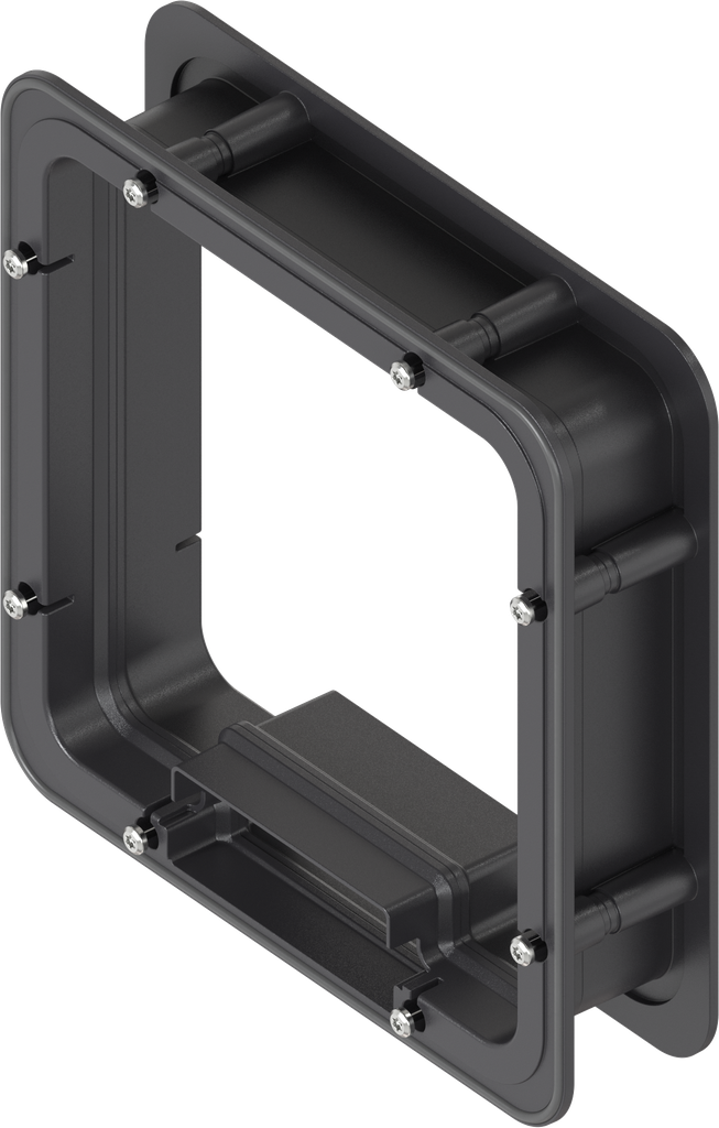 Spacer frame foamed for Ts = 50 mm, ABS black