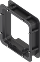 Distanzrahmen geschäumt für Ts = 50 mm, ABS schwarz
