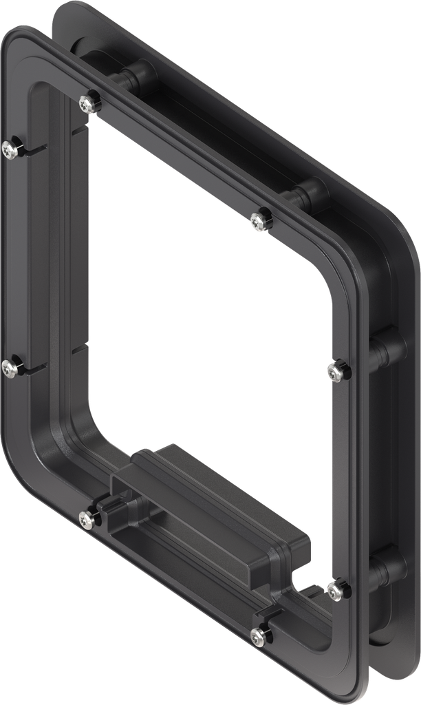 Spacer frame unfoamed for Ts = 30 mm, ABS black