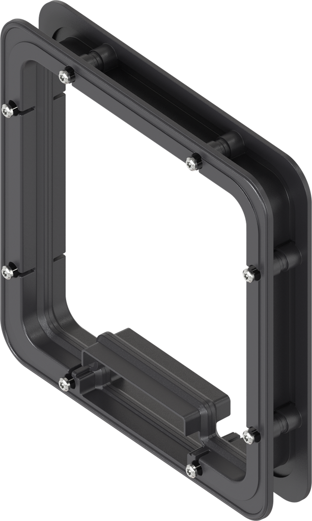 Spacer frame foamed for Ts = 30 mm, ABS black