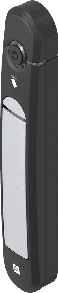 Schwenkgriff Agent E Smart Access, GD-Zn weißaluminium gepulvert und Polyamid GF schwarz