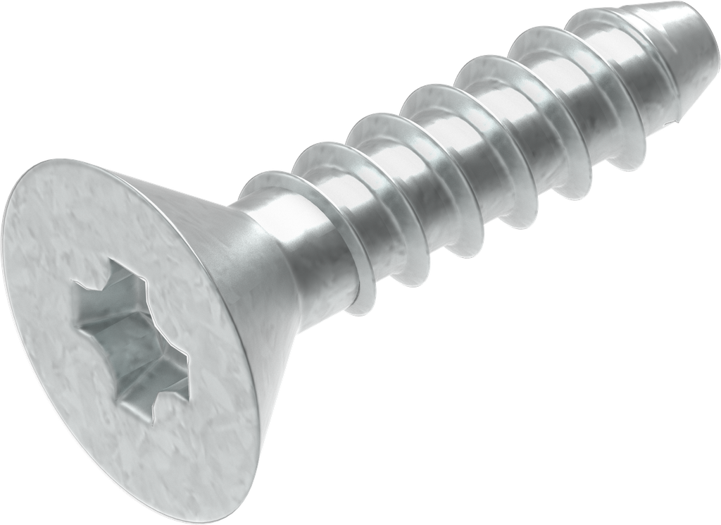 Countersunk head tapping screw 3.5 x 13, Steel zinc-plated