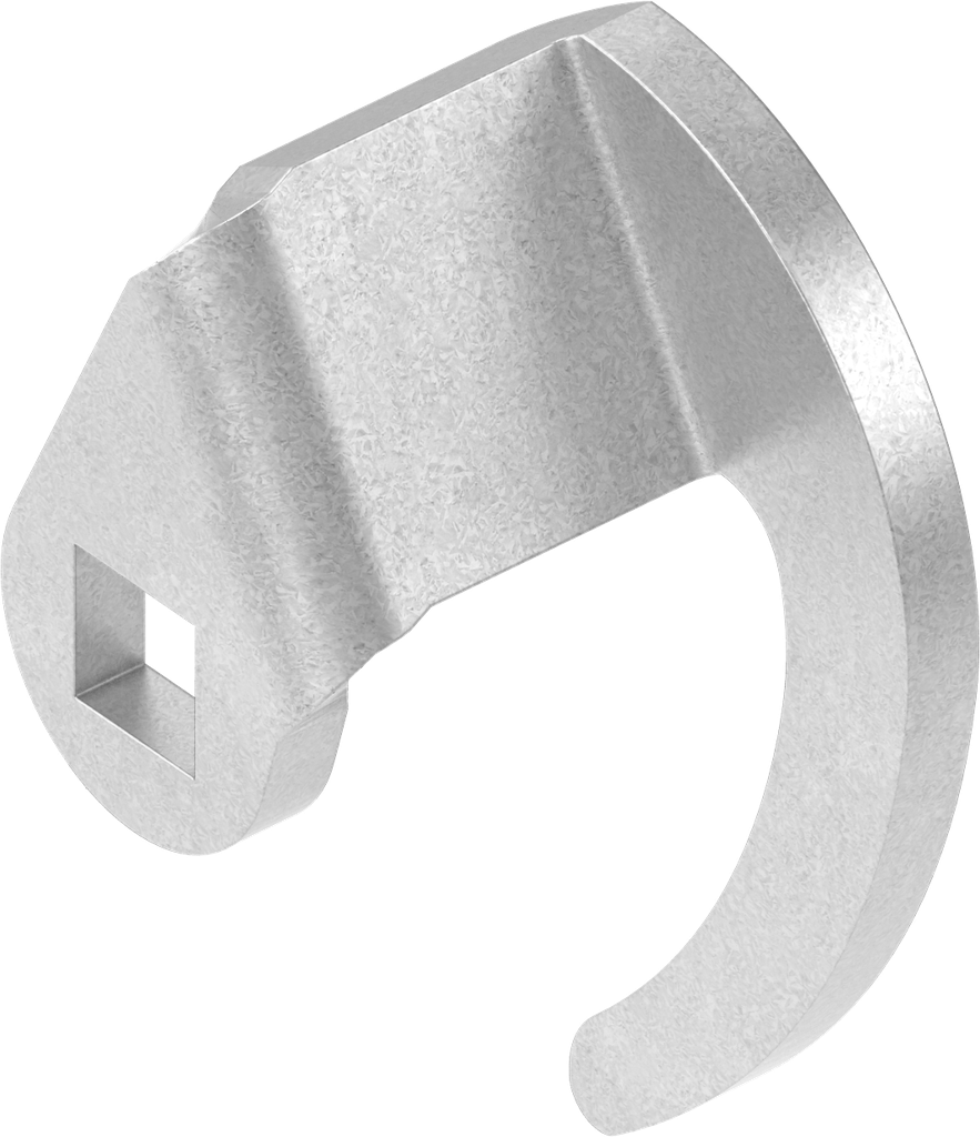 Hakenzunge, Stahl verzinkt