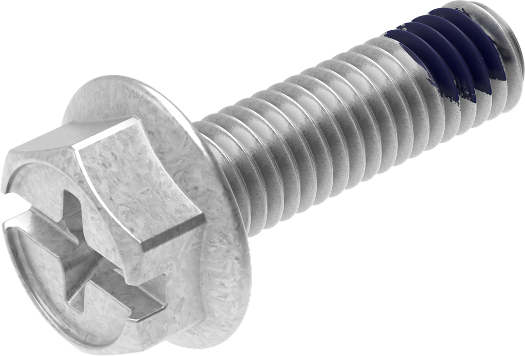 Locking screw M6 x 20, Steel zinc-plated