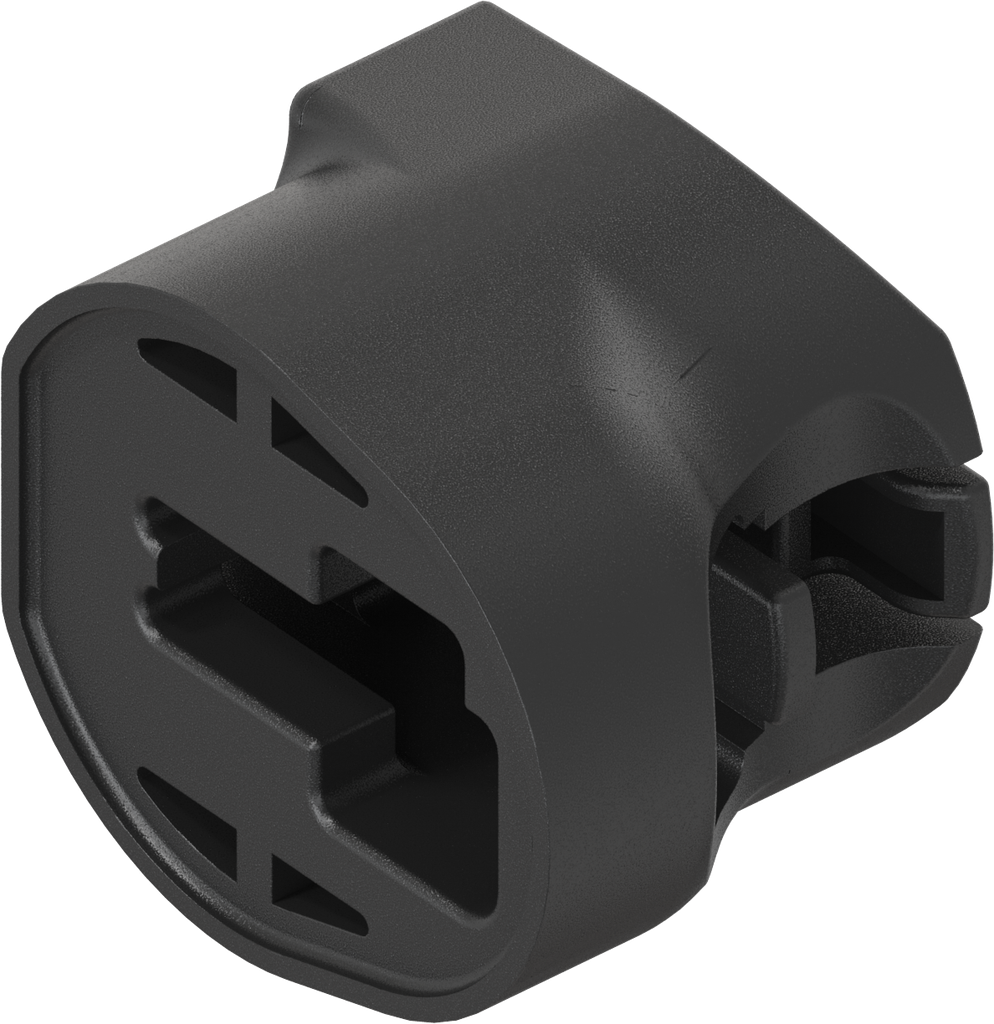 Rastgehäuse für Ts = 1,5 - 2,0 mm, Polyamid GF schwarz