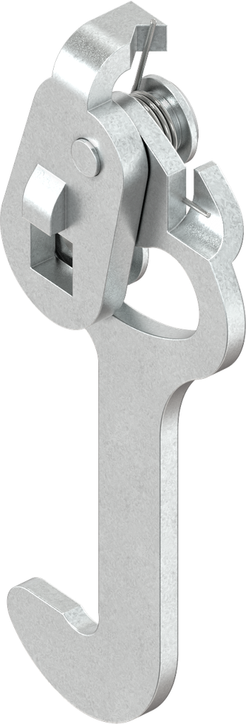 Hook lever lock, Steel zinc-plated