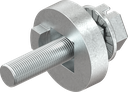 Spacer with screw, Zinc die raw