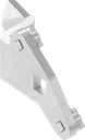 3-Point cam, right version, Steel zinc-plated