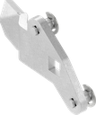 3-Point cam, right version, Steel zinc-plated