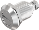 Compression latch with slot 2 x 4, Stainless steel AISI 316
