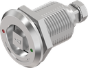 Compression latch, square 8, Stainless steel AISI 316