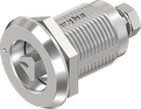 Compression latch triangular 8 with marking, left version, Stainless steel AISI 316