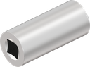 Coupling piece, Aluminium