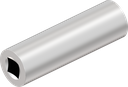 Coupling piece, Aluminium