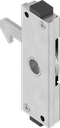 Hook latch, right version, Steel zinc-plated