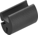 Clamping profile, EPDM 75 ± 5 Shore A black