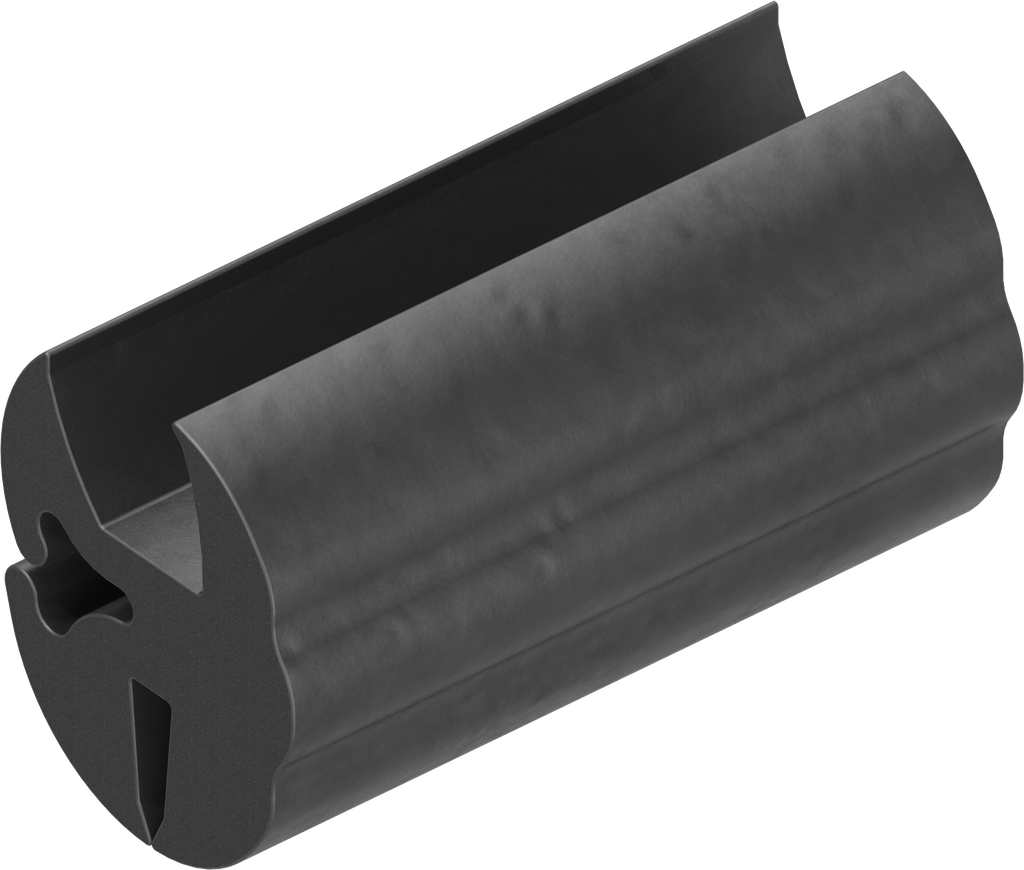 Clamping profile, EPDM 75 ± 5 Shore A black