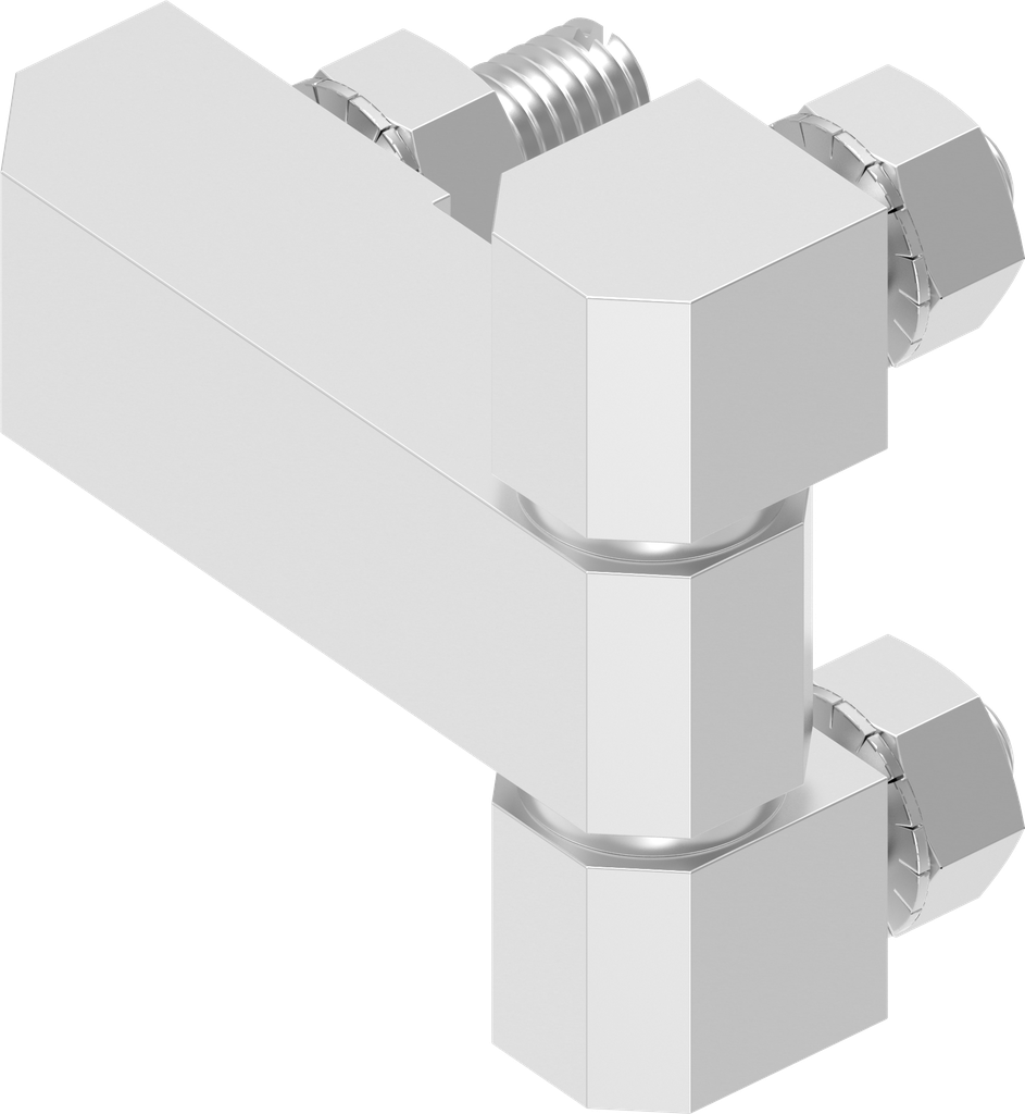 180° Hinge, Stainless steel AISI 316