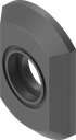 Bezel foamed, Polyamide GF black