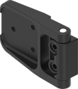 180° Hinge, Polyamide GF black