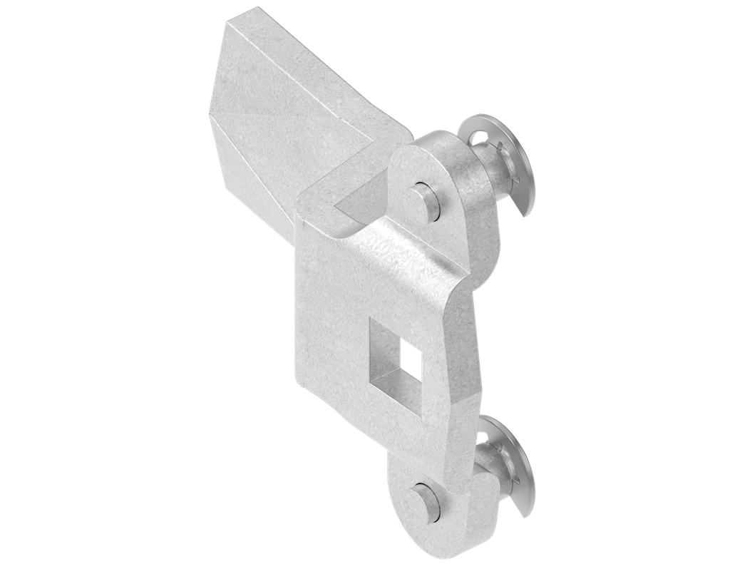 3-point cam, Steel zinc-plated