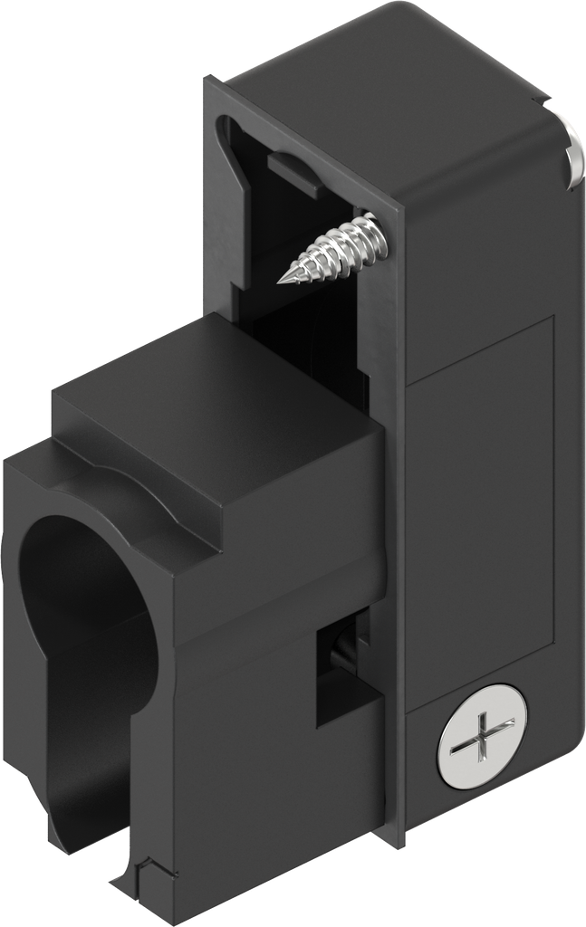 Locking set for profile half cylinder (A = 30 mm), Polyamide GF black