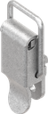 Toggle latch with wire toggle latch without padlock facility, drilled, Steel raw