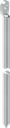 Rundstange L = 851 - 900 mm, Stahl verzinkt