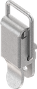 Toggle latch with wire toggle latch without padlock facility, drilled, Steel zinc-plated DS plus top coat