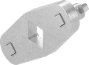 Rod control, Steel zinc-plated