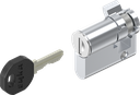 Profile half cylinder with round cylinder keyed EK 333, Zinc die