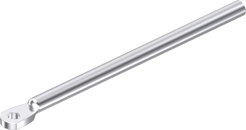 Rundstange L = 900 mm, Stahl verzinkt