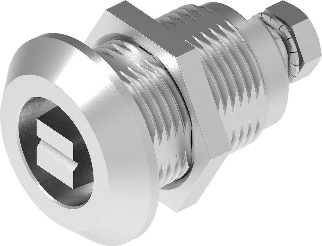 Quarter turn version railway in conformity with RIC, Stainless steel AISI 303