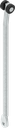 Rundstange L = 217 mm, Stahl verzinkt
