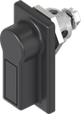 Panel handle quarter turn, non-keyed, Zinc die and polyamide black