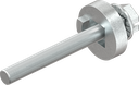 Spacer with screw, Zinc die raw